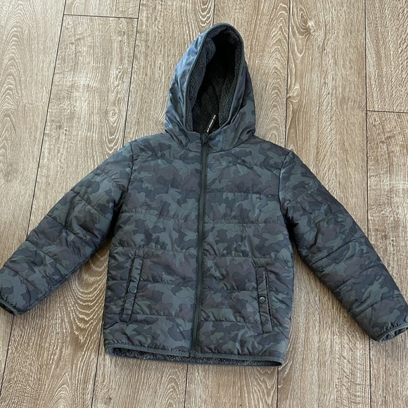 Cat & Jack Gray Camouflage Jacket - Picture 3 of 7